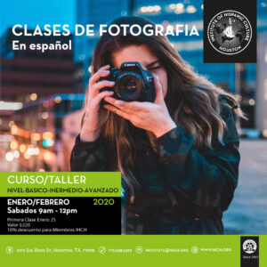 Clases de Fotografía Nivel Intermedio @ Institute of Hispanic Culture